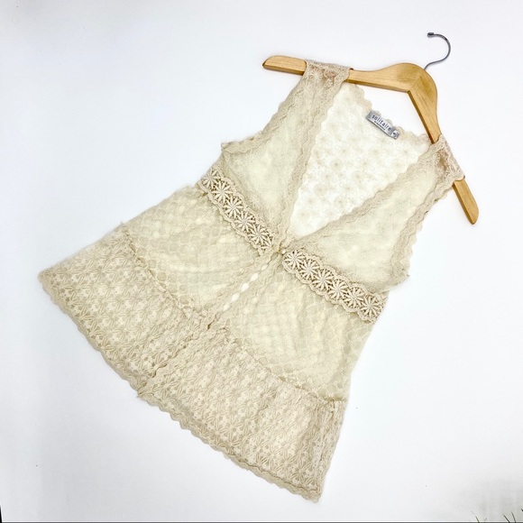 Boho Festival Crochet Lace Top Bundle X 3 SZ S/M - Picture 10 of 16